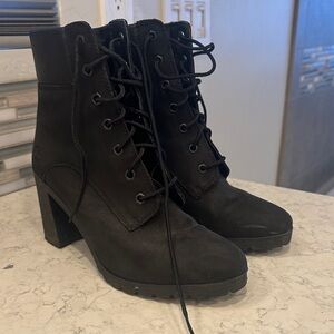 Timberland Women's Charcoal Lace-Up Boots